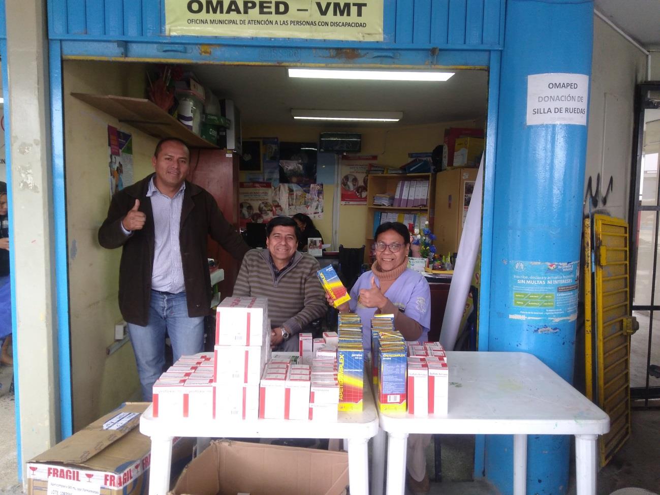 Entrega de medicamentos gratuitos